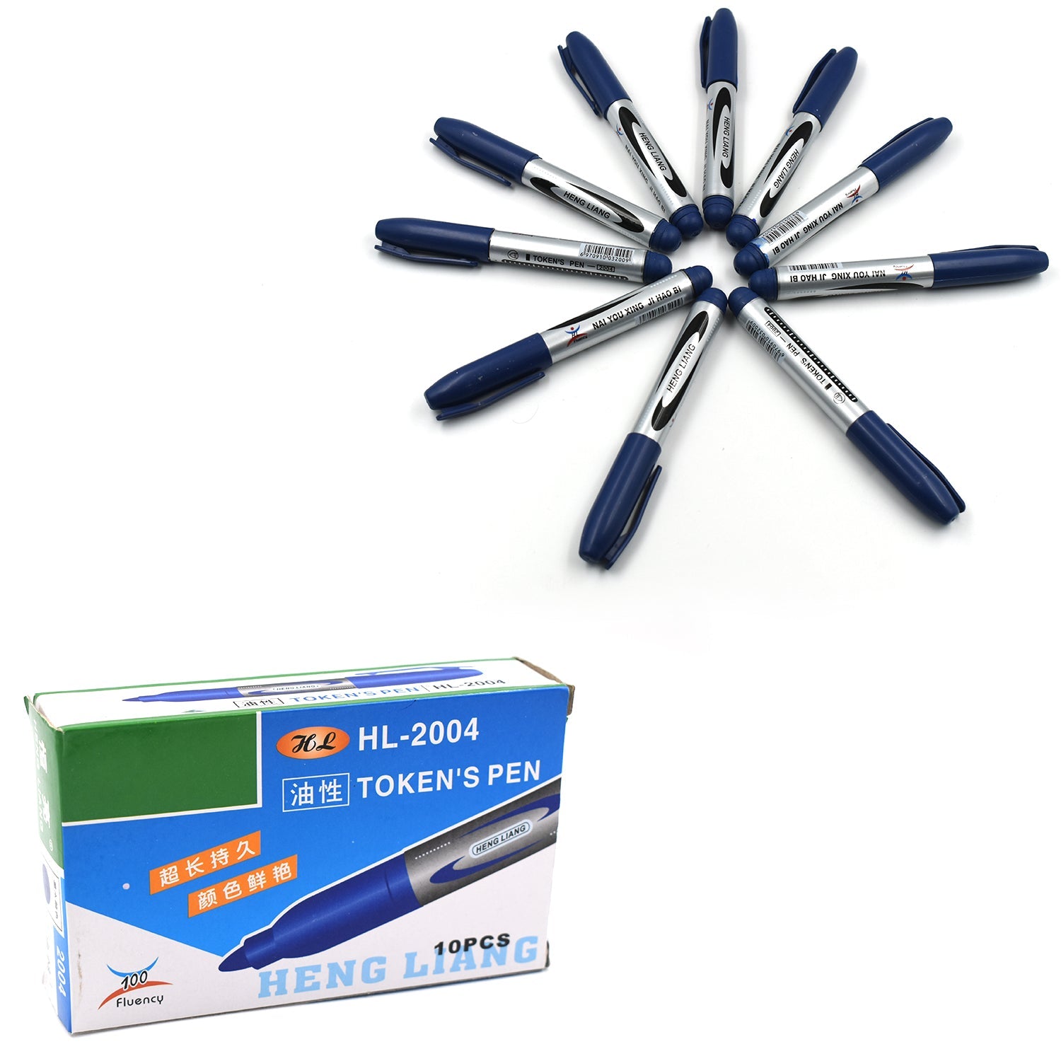 9012 10Pc Blue Marker and pen used in studies and teaching white boards in schools and institutes for students. 9012 10Pc Blue Marker and pen used in studies and teaching white boards in schools and institutes for students.